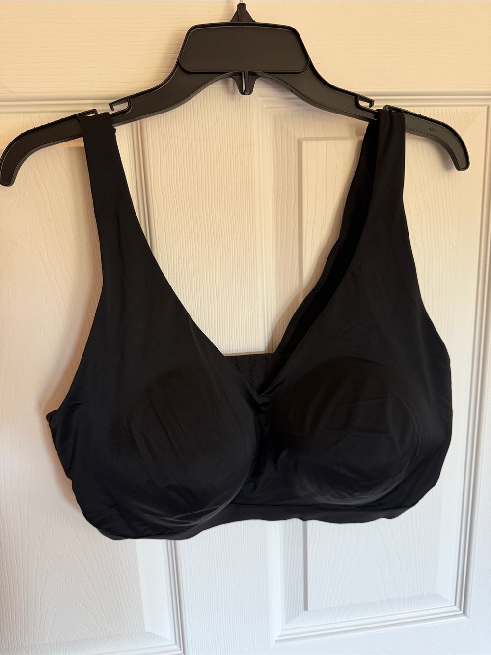 Warner's Black Wireless Smooth-Cup Bra